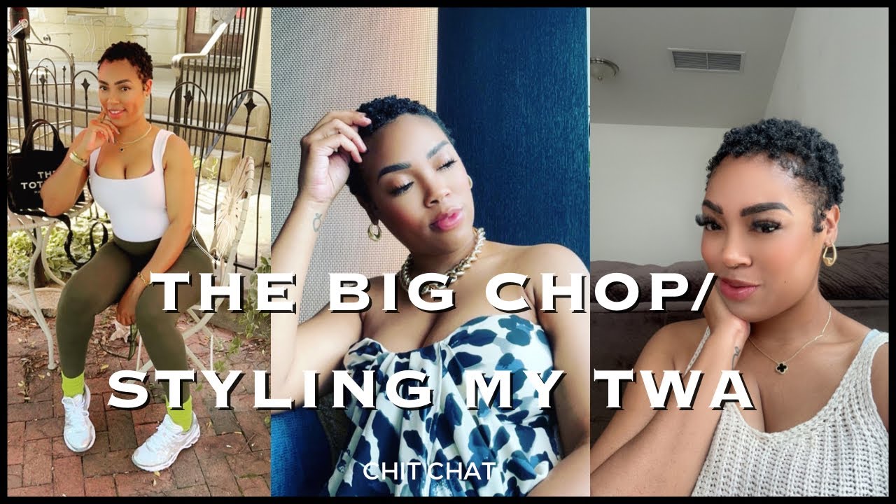 The Big Chop On 4C Hair!!! I Cut My Locs Off! How I Style My TWA 2023!!! Natural Short Hair!