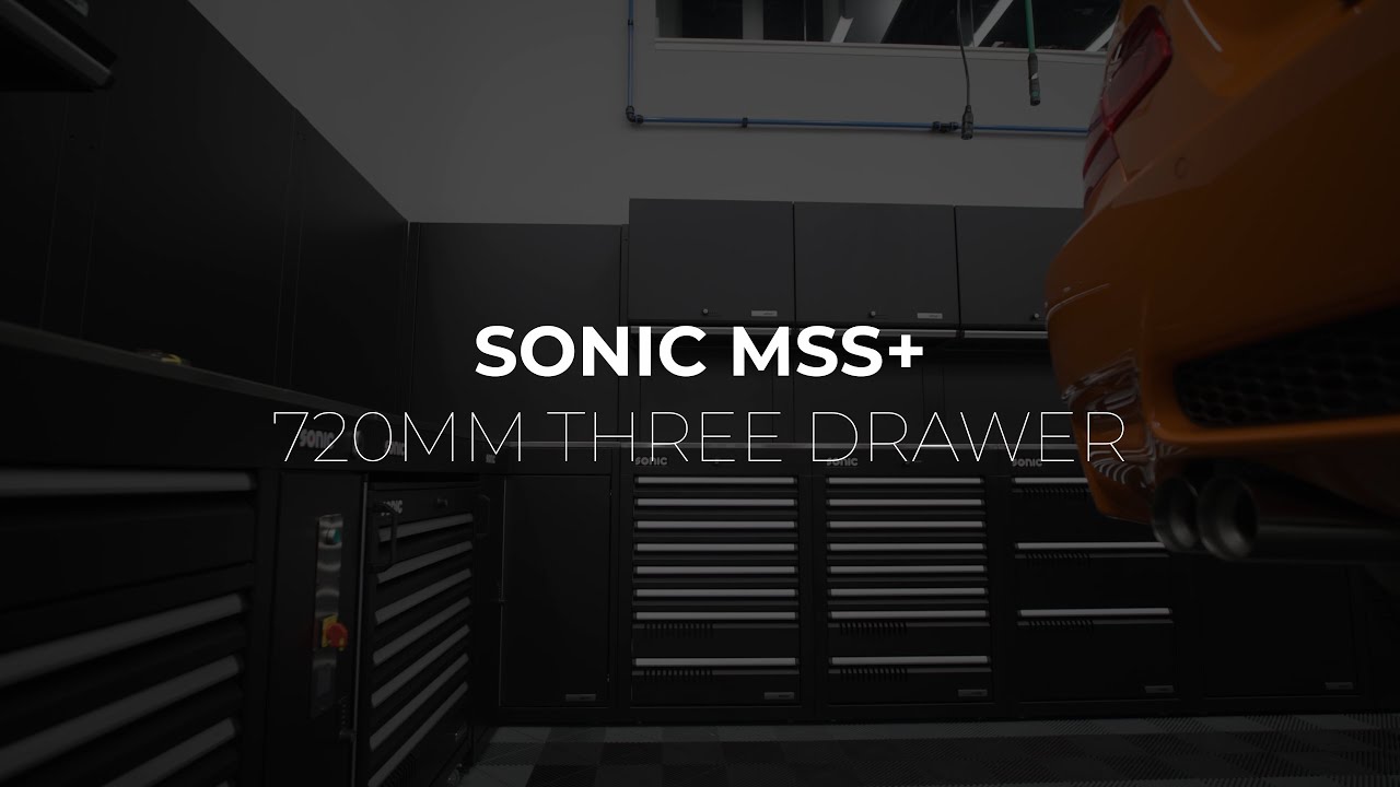 Sonic Tools MSS+ 720 Series 3 Drawer Cabinet