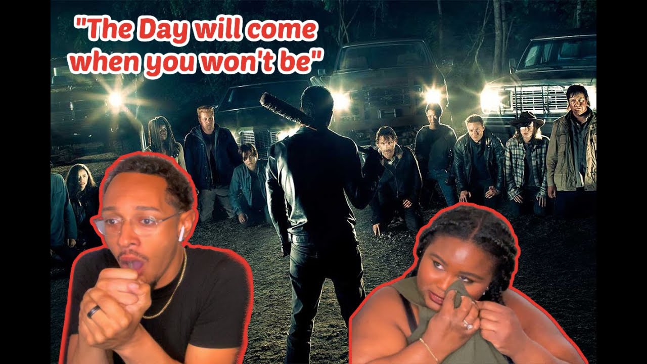 NEGAN TRAUMATIZED MY BF! THE WALKING DEAD 7X1 REACTION! | "THE DAY WILL COME WHEN YOU WON'T BE"| TWD