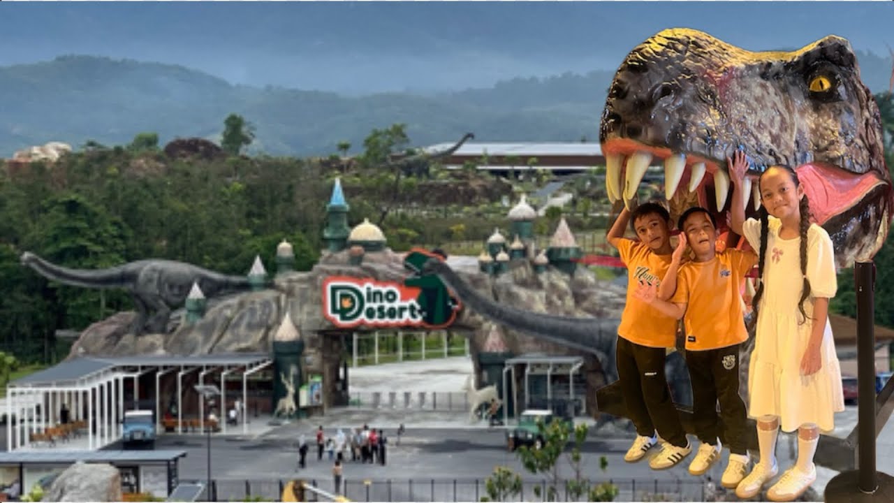 The Largest Animatronic Dinosaur Park in Malaysia | Dino Desert Monkey Canopy