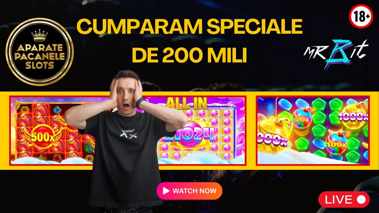 FACEM O LISTA PUTERNICA CU PESTE 40 DE SPECIALE! Aparate Pacanele Slots Live!