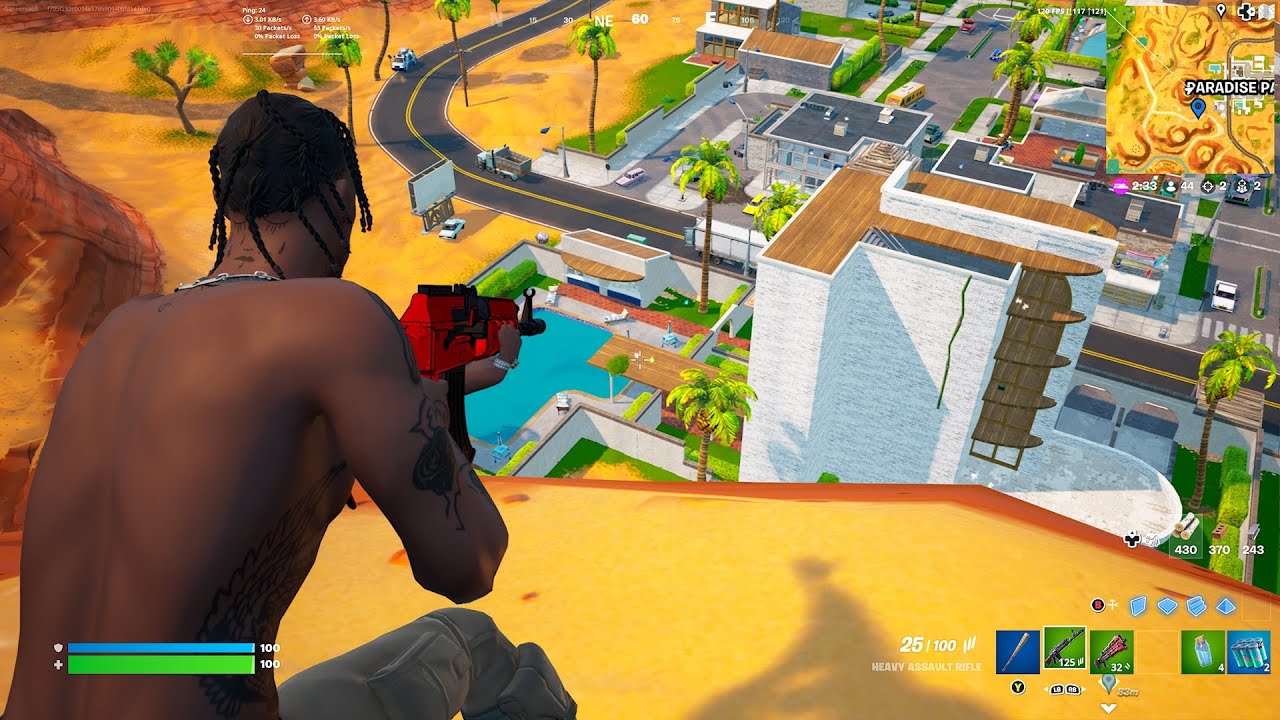 TRAVIS SCOTT GAMEPLAY IN OG FORTNITE!! #EpicPartner
