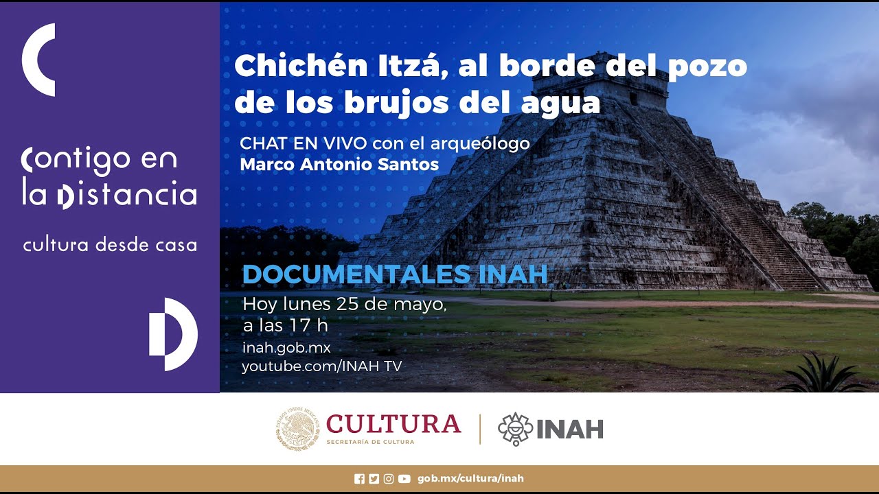 Chichén Itzá, al borde del pozo de los brujos del agua