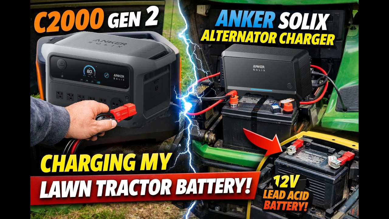 Anker SOLIX C2000 Gen 2 use with Alt Charger Video #poweryourdistance #ankersolixoutdoorpowergroup