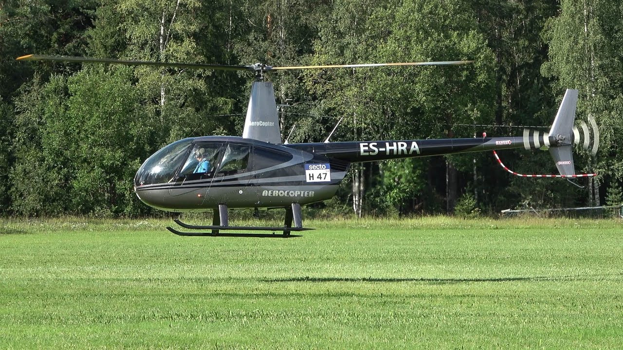 Robinson R44 Jump Start & Show-Off Takeoff