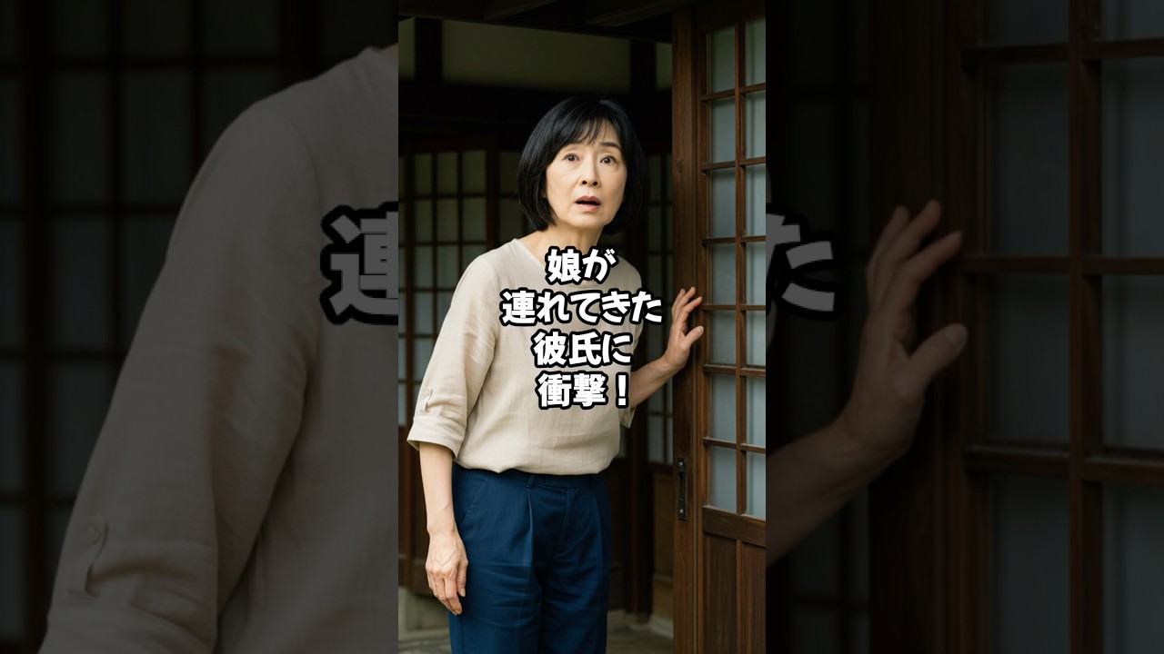 娘が連れてきた彼氏に衝撃！#shorts #シニア