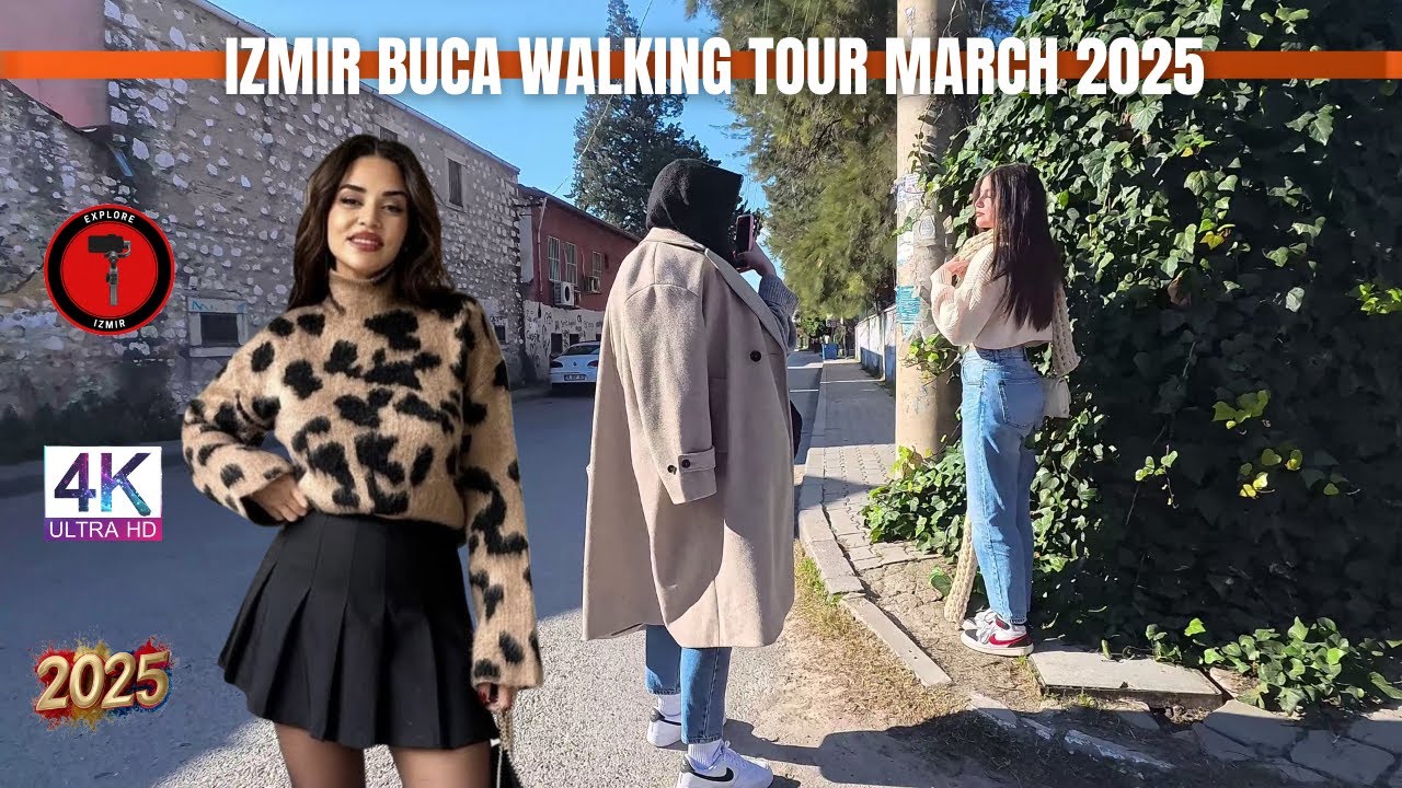 Buca 🇹🇷Walking Tour in Turkey🇹🇷 Turkey Walk 2025 | İzmir ,Türkiye 🇹🇷 Yürüyüş Turu
