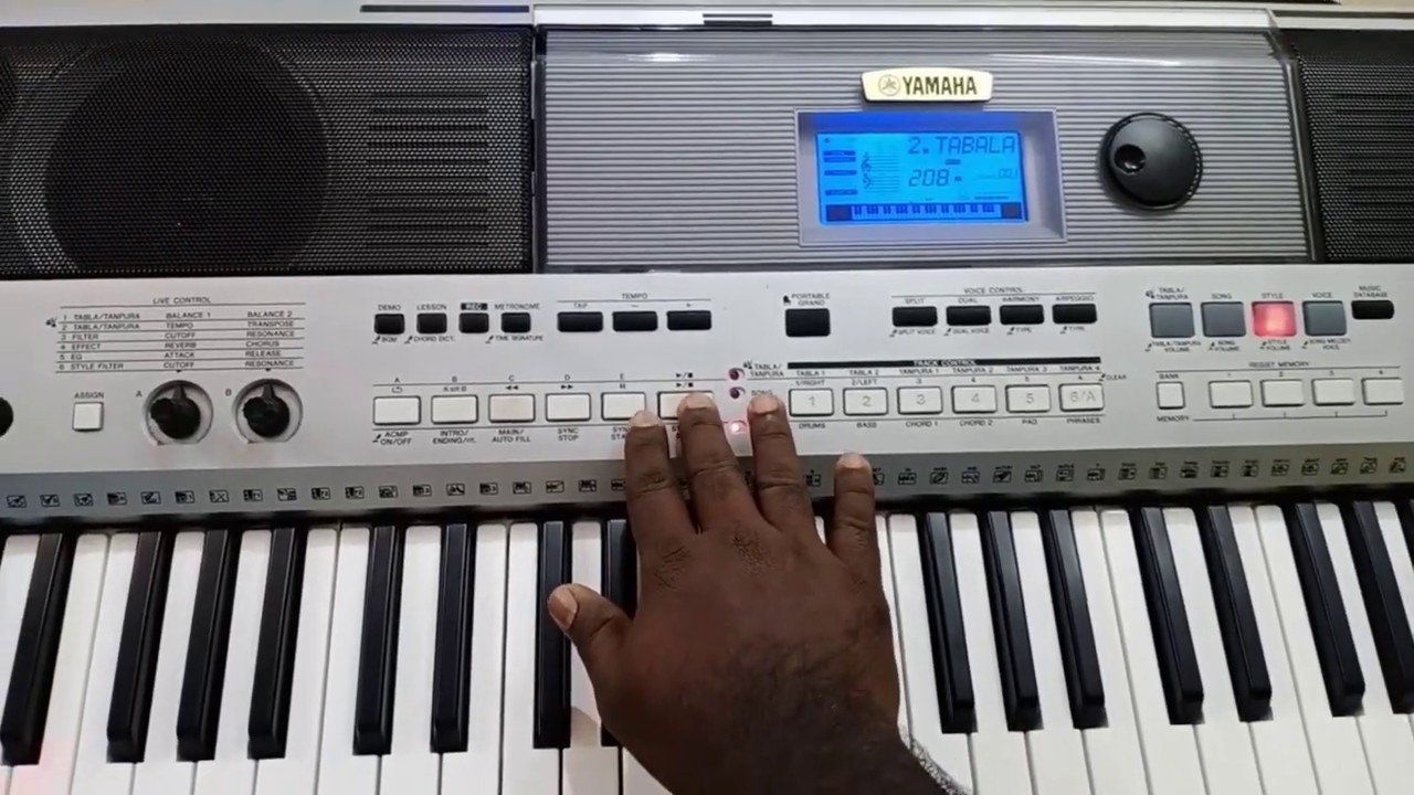 How to load styles in Yamaha i455 WITH PENDRIVE in Tamil  keyboard tutorial Yamaha style  tamil