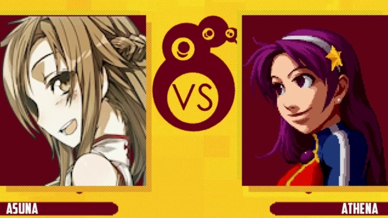 M.U.G.E.N Asuna Vs Athena