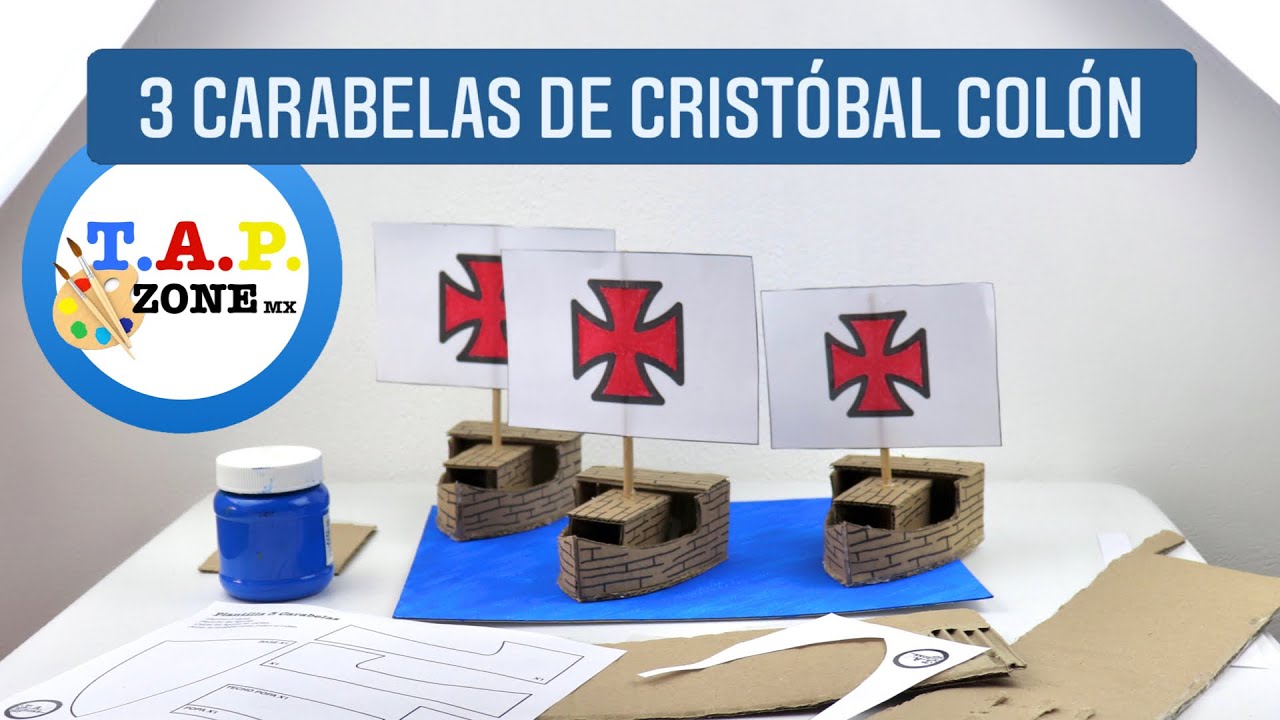 Como hacer las 3 Carabelas de Cristobal Colon