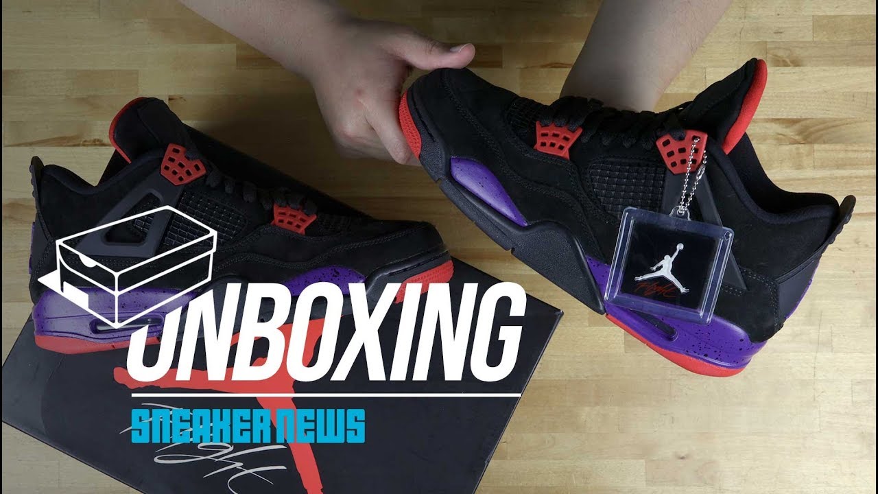 Unboxing The Air Jordan 4 "Raptors"