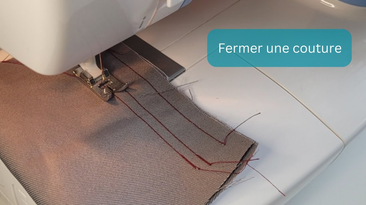 Comment faire le point d'arrêt en couture - Atelier Manon Levasseur