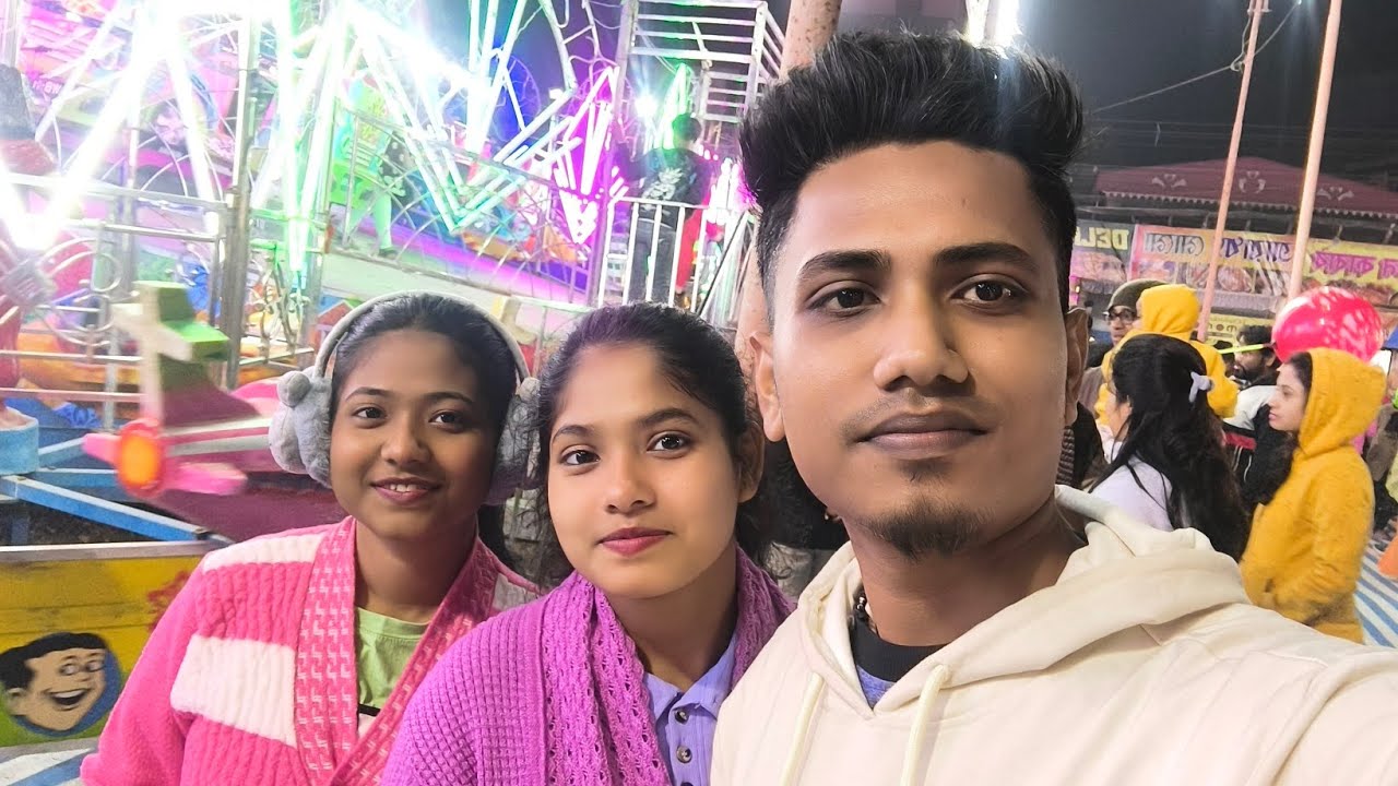​Exploring the Famous Belgharia 17 Pally Mela! 🎡 Night Full of Lights & Fun!