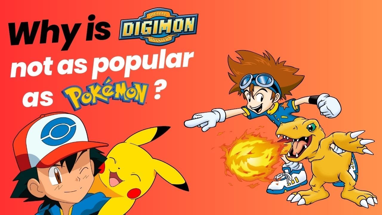 Why Is Digimon Not As Popular As Pokemon