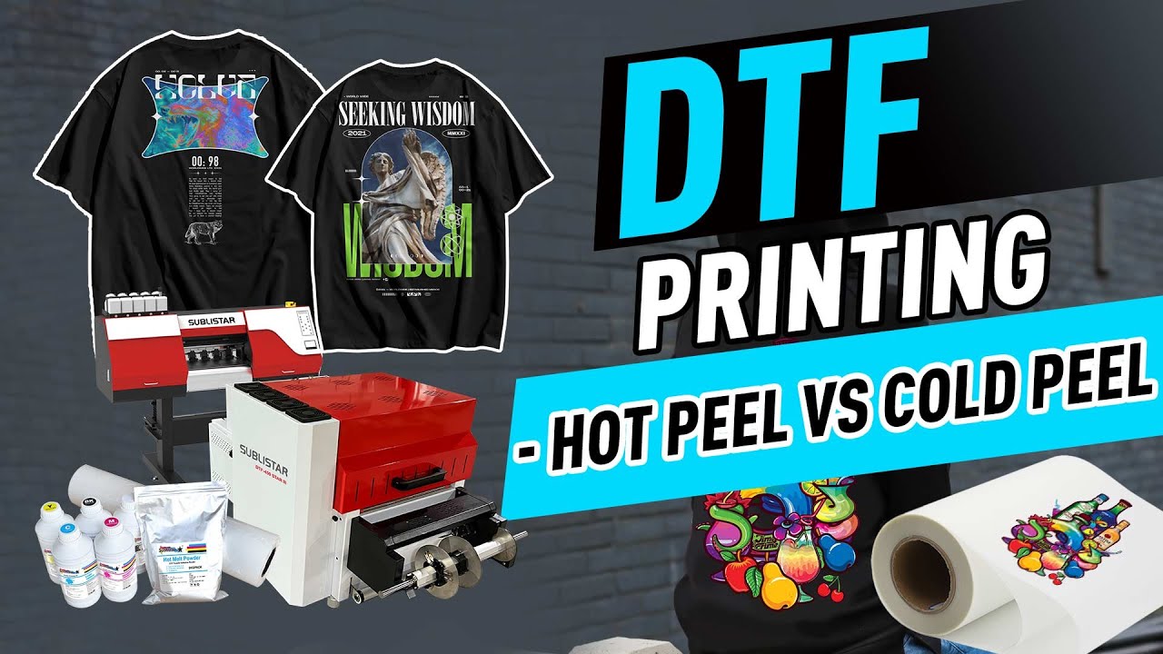 Hot Peel Film & Cold Peel Film, What's The Difference | DTF Print