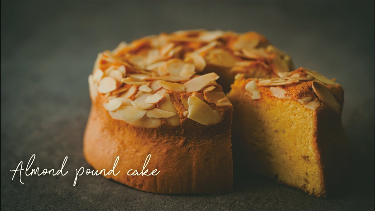 Browned Butter Almond Pound Cake | No Baking Powder Recipe