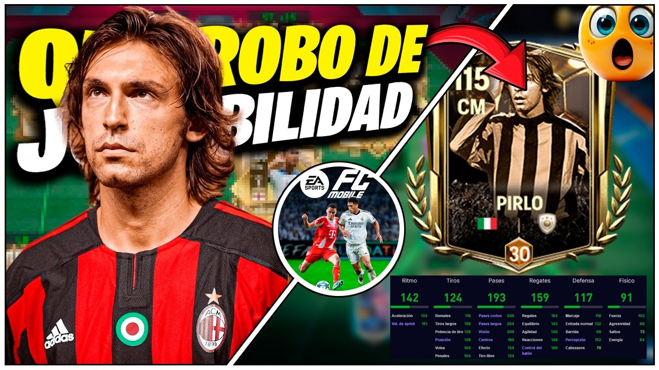 💀 La REALIDAD de PIRLO VERSION HANDICAP en el FC MOBILE