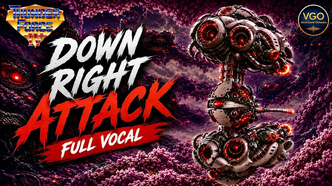Down Right Attack - Stage 9 (Vocal Cover) - Thunder Force IV: The Odyssey