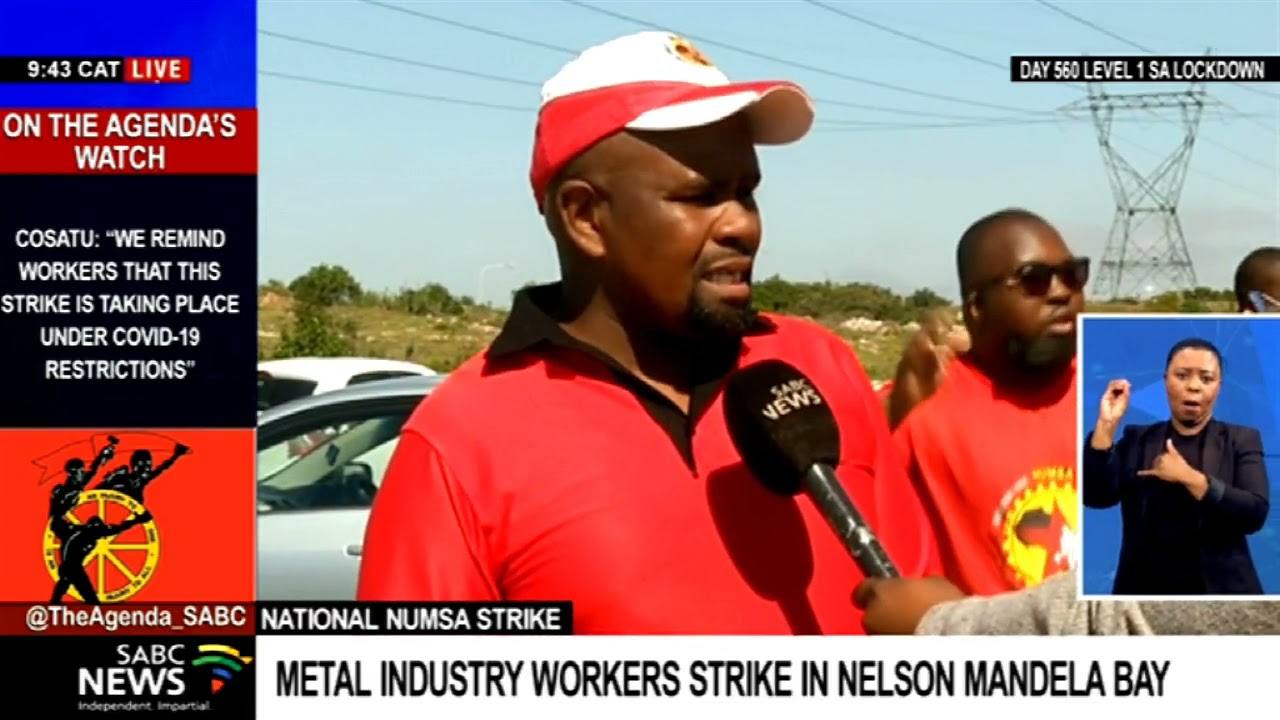 Numsa strike | Metal industry workers strike in Nelson Mandela Bay