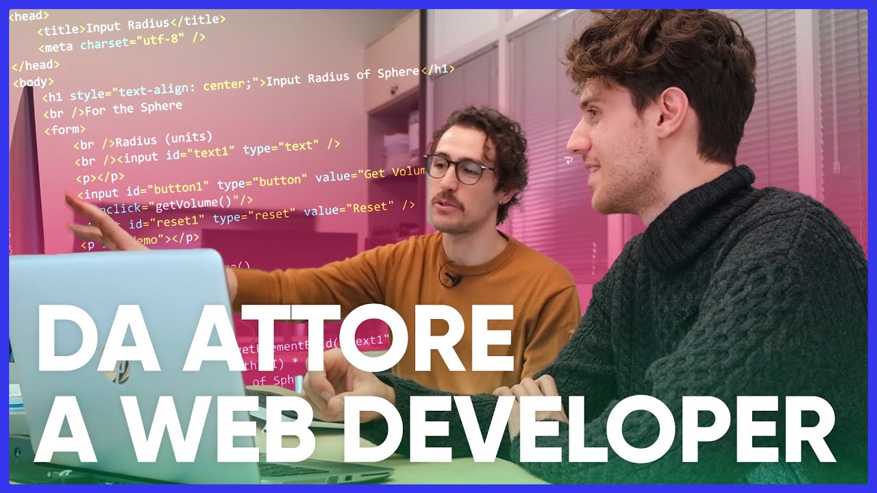 Da attore a Web Developer a 37 anni - Ti accompagno al lavoro #10
