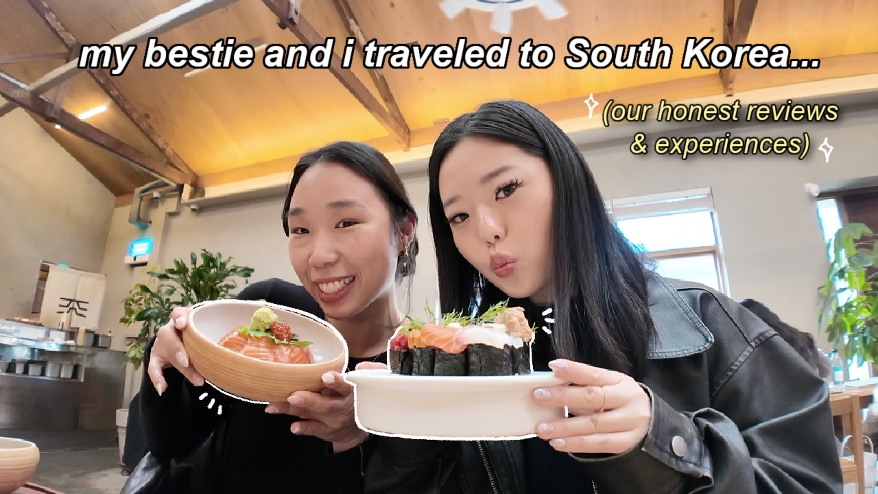 🇰🇷 ЖИЗНЬ В КОРЕЕ: первая поездка с моей лучшей подругой, честные впечатления о Сеуле, еда и кафе ☕️