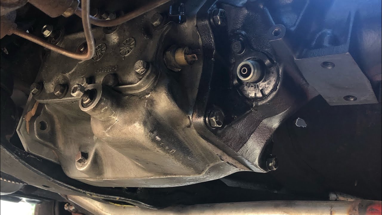 A833 OD transmission swap into a 1950 Plymouth