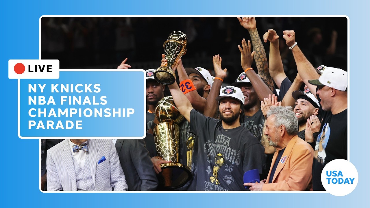 Knicks parade live: New York fans erupt for 2026 NBA Finals ticker-tape celebration