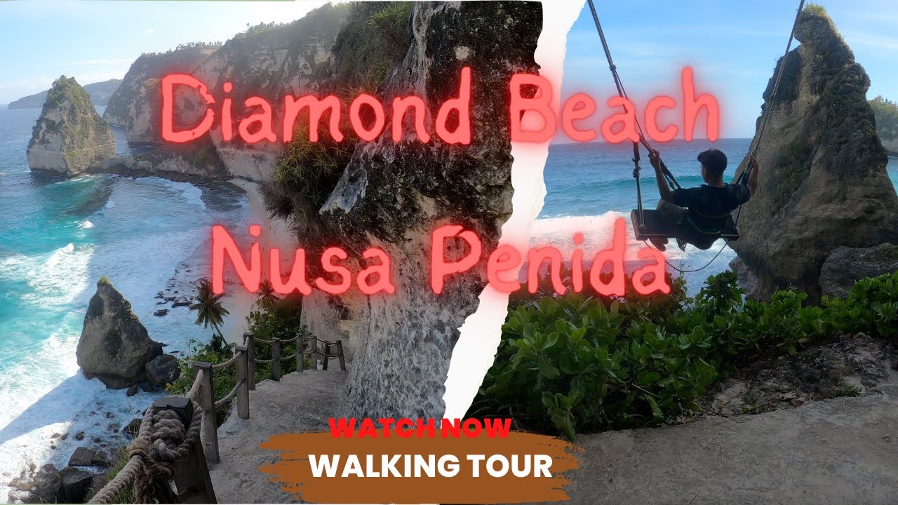 Walking Tour || Penida Island || Diamond Beach Nusa Penida || Bali Indonesia 🇮🇩