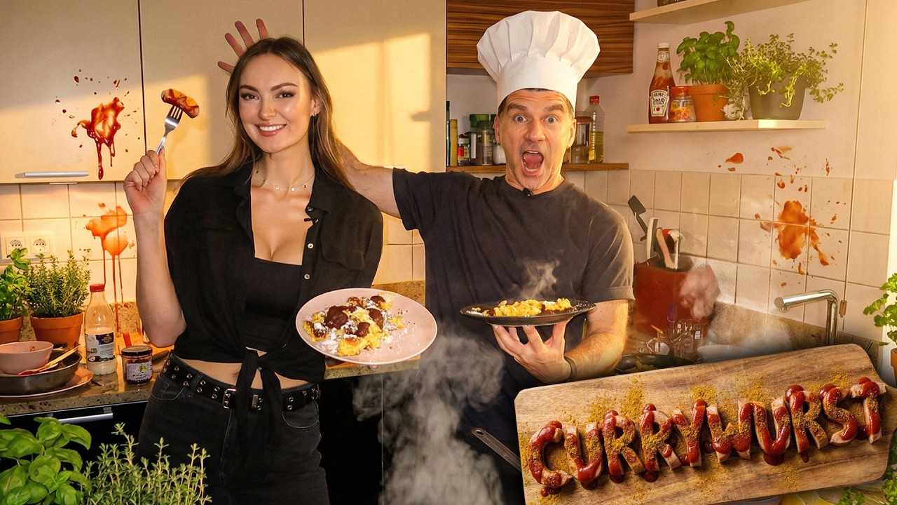 Nawet currywurst robię źle 😭Gotowanie z Tomkiem Kammelem!