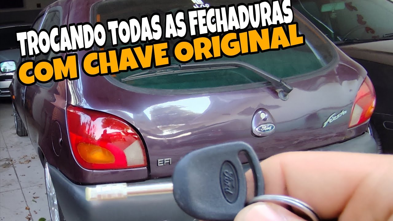 TROCANDO TODAS AS FECHADURAS DO FIESTA E MANTENDO A MESMA CHAVE 