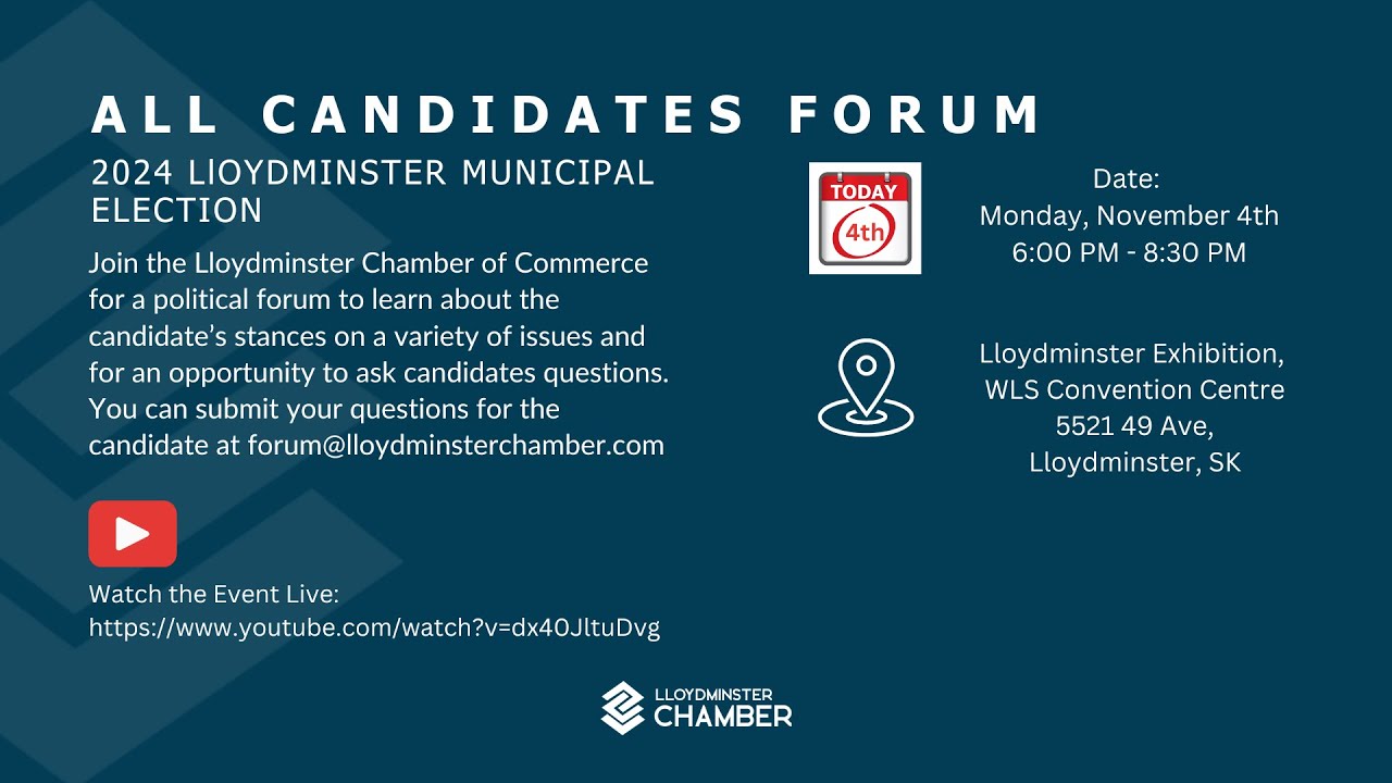 All Candidates Forum - 2024 Lloydminster Municipal Election