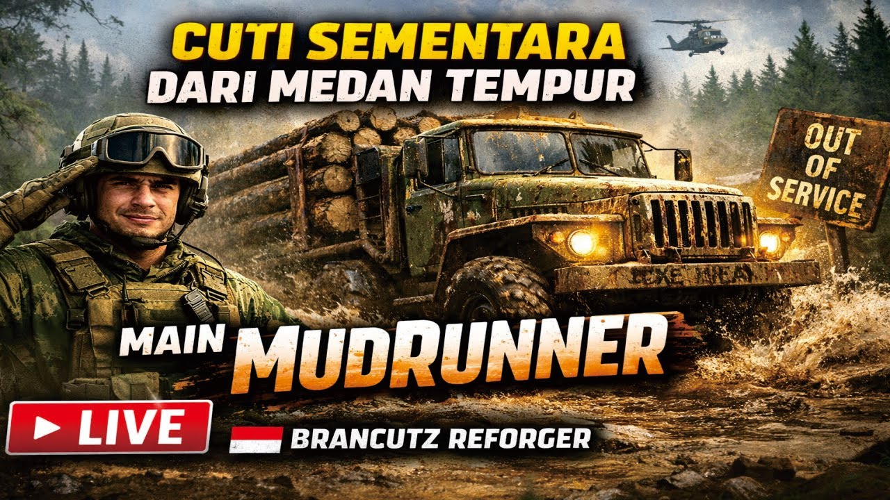 LIVE MudRunner | Truk Tersiksa di Map Ekstrem 😱 – BraNcutz Reforger