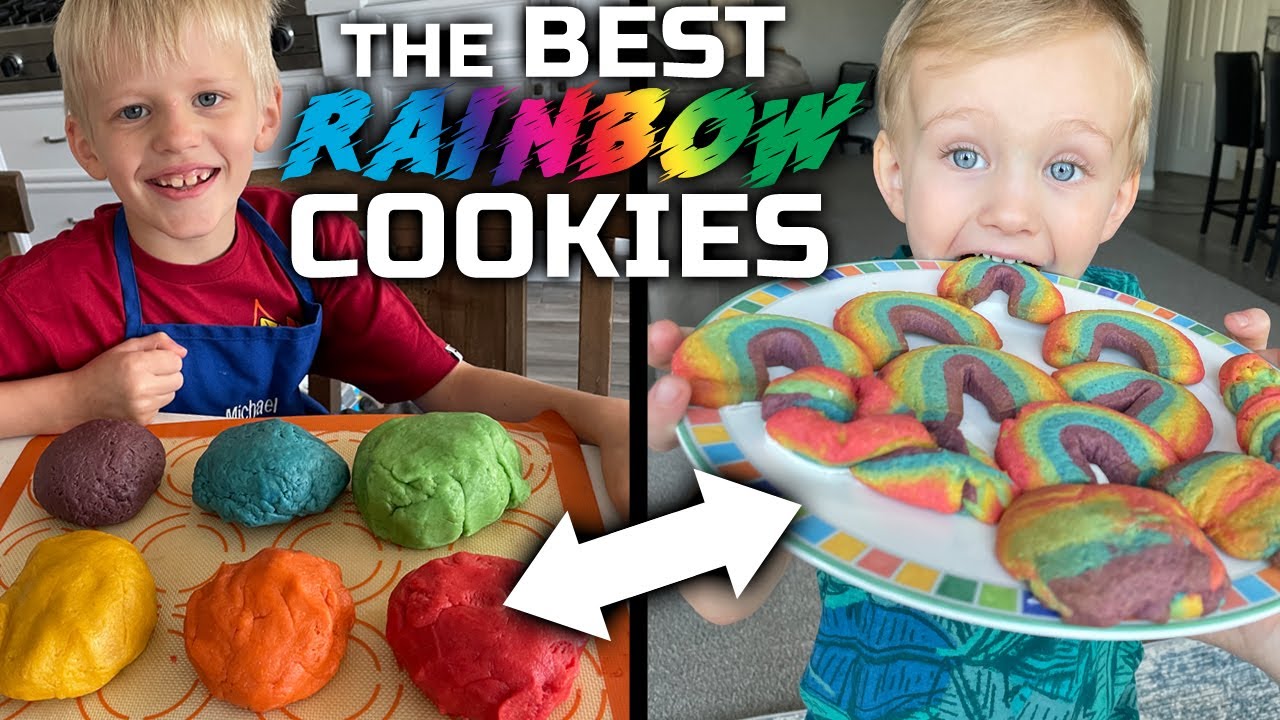 Best Rainbow Cookies Recipe || Family Fun Pack Cooking