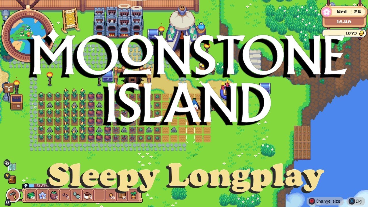 Moonstone Island Longplay 🎈 Spring Year 1 🌱 Exploring & Making New Friends (No Commentary 🙊)