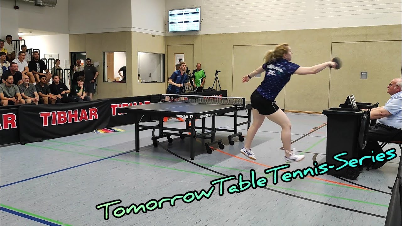 Turnierfavorit in Action - TomorrowTableTennis-Series - Cedric Meissner vs Magdalena Sikorska