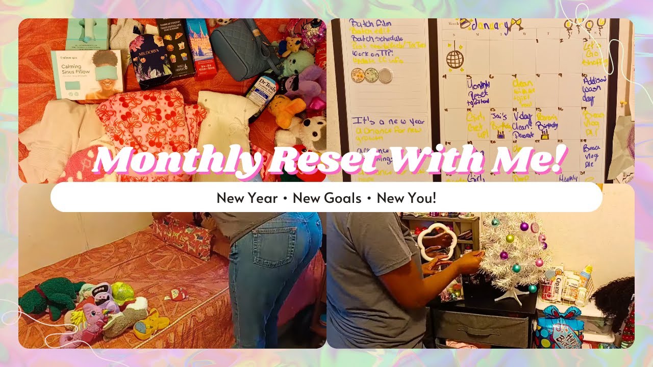 ✨ January RESET: New Year, New Goals, New You! | Monthly Reset Routine  + Christmas Gift Haul🎁🎄