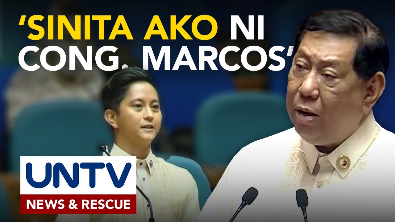 Rep. Edgar Erice, sinita umano ni Rep. Sandro Marcos dahil sa pamumuna niya kay PBBM