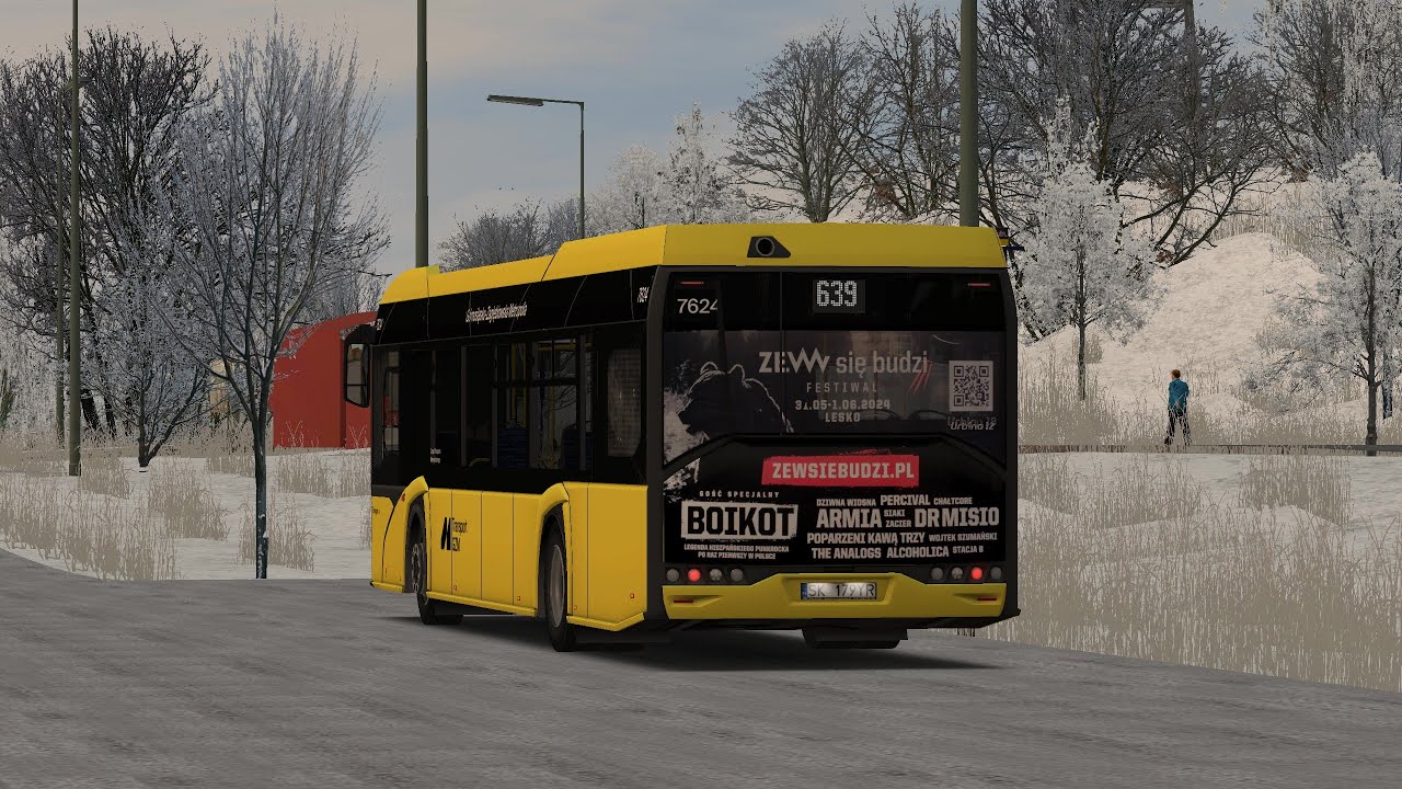 🚌OMSI 2 Linia 639 Ząbkowice Osiedle Młodych Hutników - Tworzeń Huta Katowice🚌#7624
