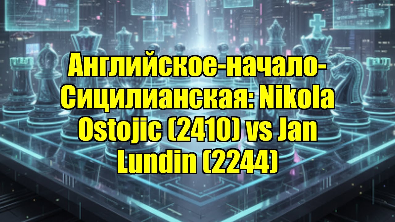 Английское-начало-Сицилианская: Nikola Ostojic (2410) vs Jan Lundin (2244)