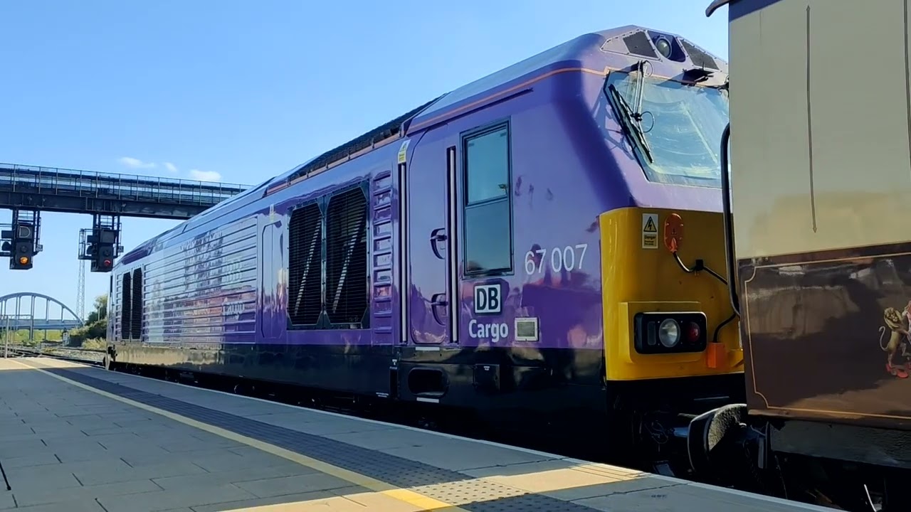 Belmond British Pullman DB Cargo 67007 1Z94 Derby 02/08/2025
