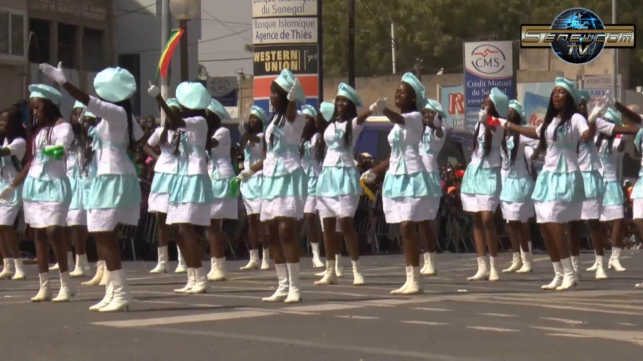 Défilé du 4 avril 2017, Passage des Majorettes du Collège Saint Gabriel de Thiès.