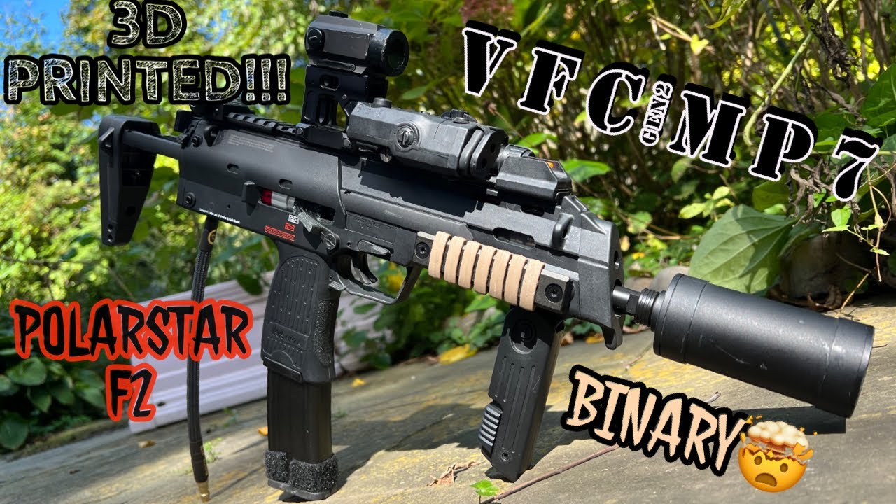 3D PRINTED 🤯 POLARSTAR F2 MP7 CQB DESTRUCTION❕VFC GEN 2 MP7A1 HPA BUILD IS A BEAST 😍
