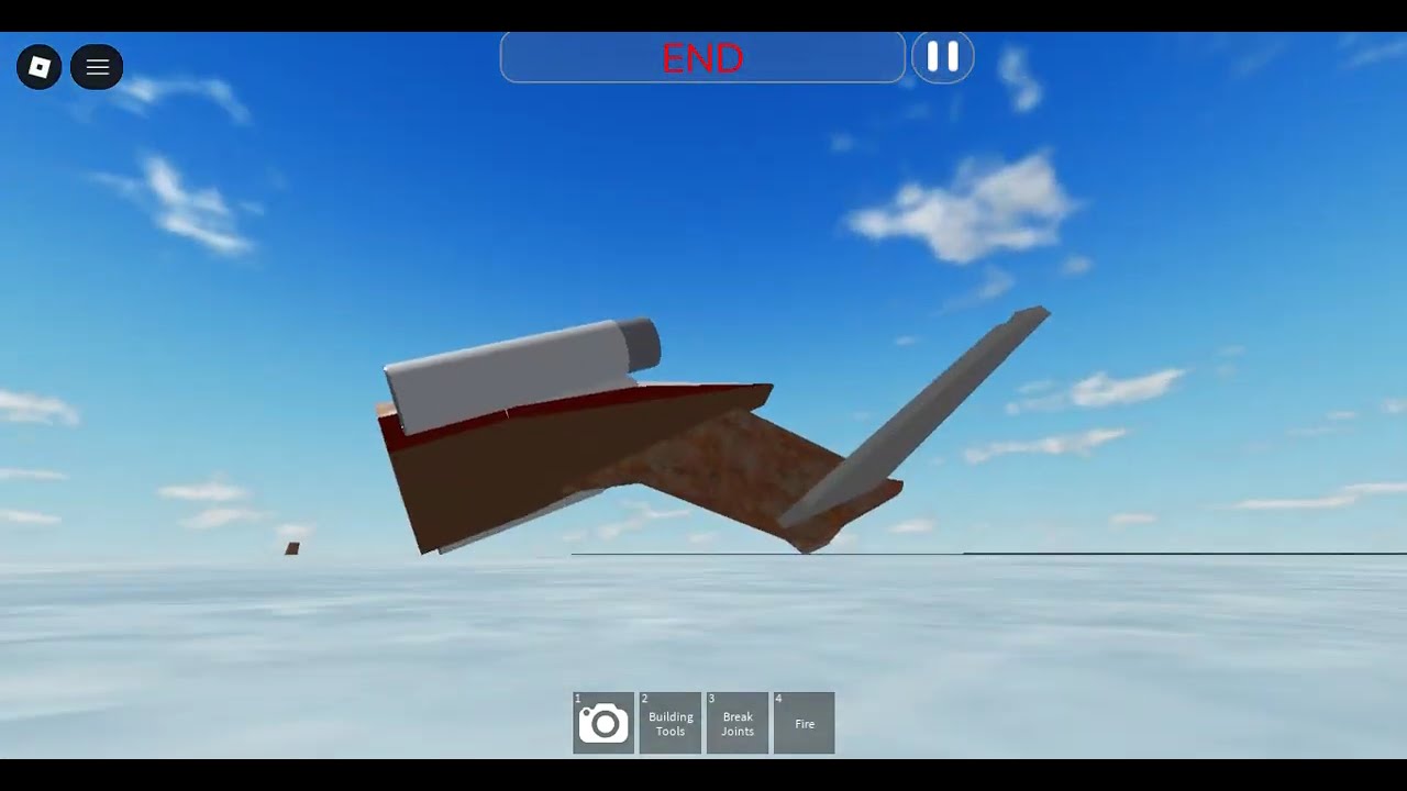 Continental 1713 air crash studio recreation
