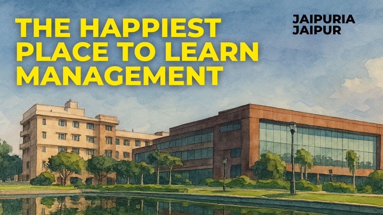 India’s Only MBA B-School with a Happiness Grid & Limitless Learning | Jaipuria Jaipur Campus Tour