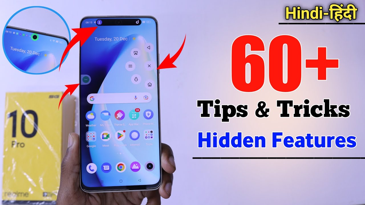Realme 10 Pro Tips And Tricks - Top 60++ Hidden Features | Hindi-हिंदी