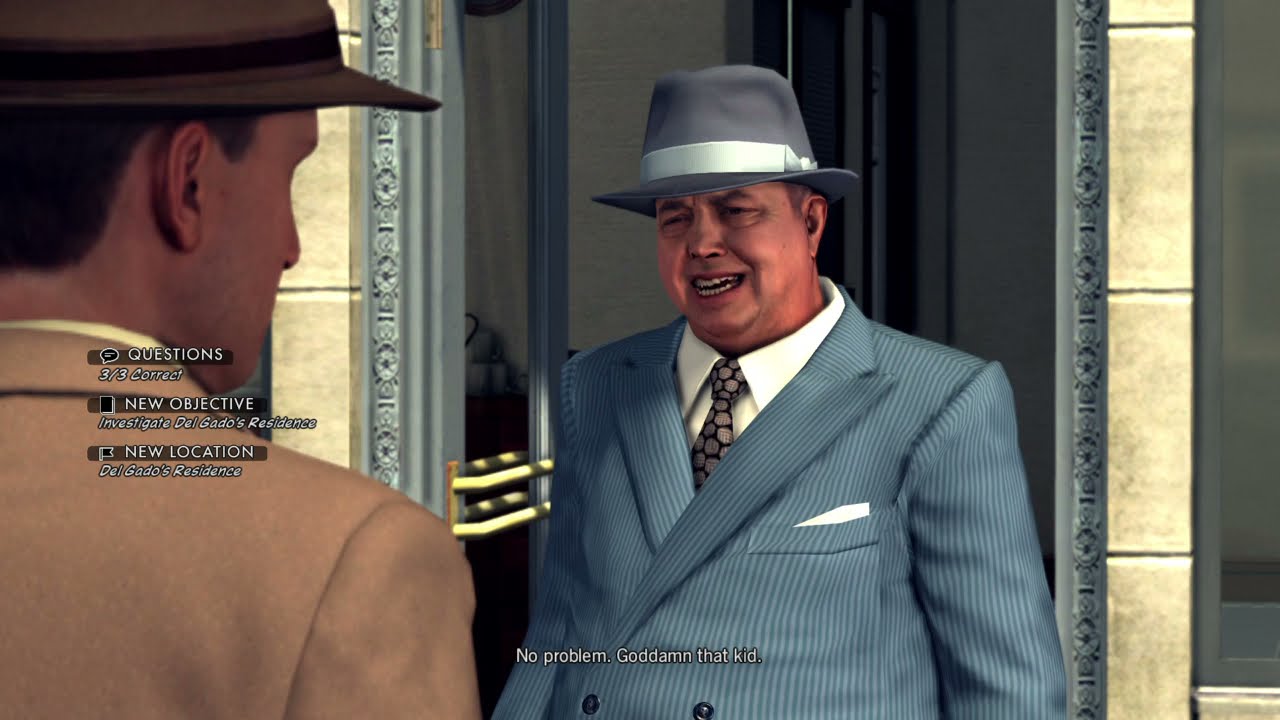 The Consul's Car: Questioning William Dewey- L.A. Noire PS4 Walkthrough
