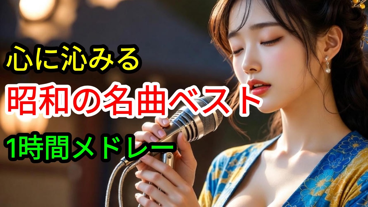 📢🎶 日本演歌 の名曲 メドレー ❤️🎵昭和の情景が胸に沁みる一曲 | 演歌女性 | 演歌メドレー