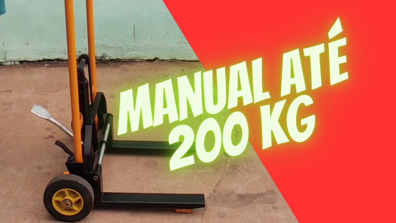 EMPILHADEIRA MANUAL ATÉ 200KG