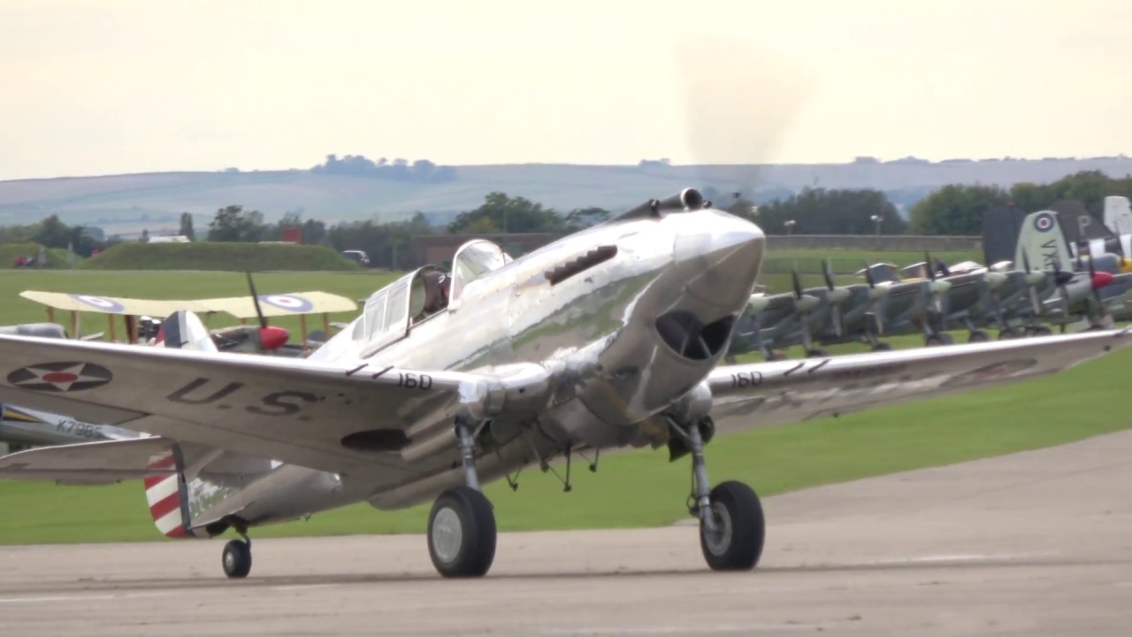 Curtis P-40C Warhawk/Tomahawk - Duxford Battle of Britain Airshow 2017