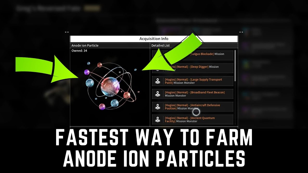 FASTEST WAY TO FARM ANODE ION PARTICLES  | THE FIRST DESCENDANT